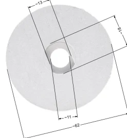 Adapter kosiarki Castel Garden GB504/TR/TRE M504/TR/TRE NG504TR/TRE 22.2mm RO50421