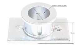 Adapter kosiarki Husqvarna Jet 55S;R52S 25.4 RO12728