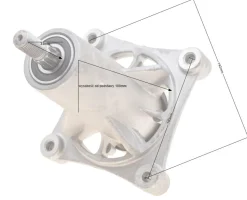 Adapter kosiarki Husqvarna YTH Twin4śrub gw5ram RO12734