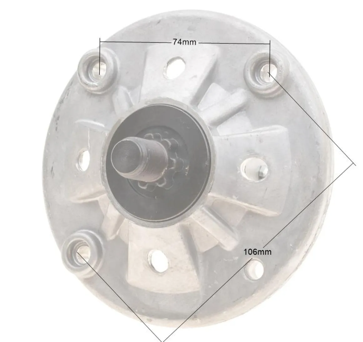 Adapter kosiarki John Deere LA150;LA175; G110;190C 54 cala gw7ram RO12495