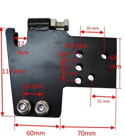 Adapter osprzętu do glebogryzarki Mastercut BK55 (HSDT80A1)