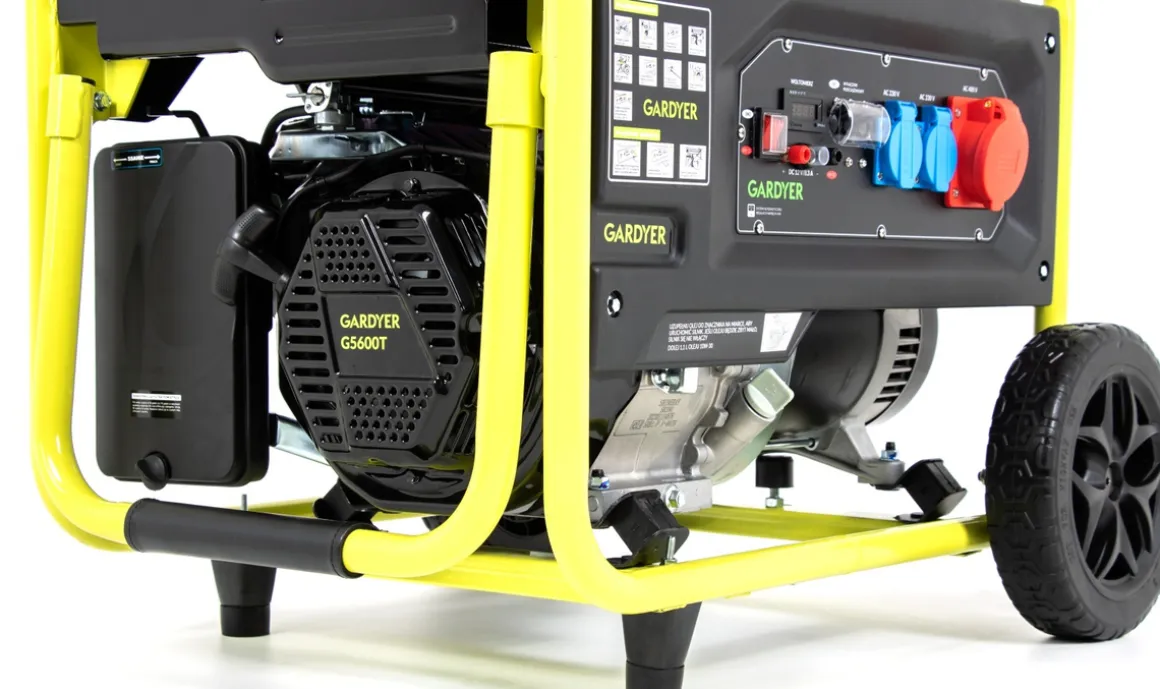 AGREGAT PRĄDOTWÓRCZY GENERATOR PRĄDU TRÓJFAZOWY GARDYER G5600T 5 KW- OFICJALNY DYSTRYBUTOR - AUTORYZOWANY DEALER GARDYER