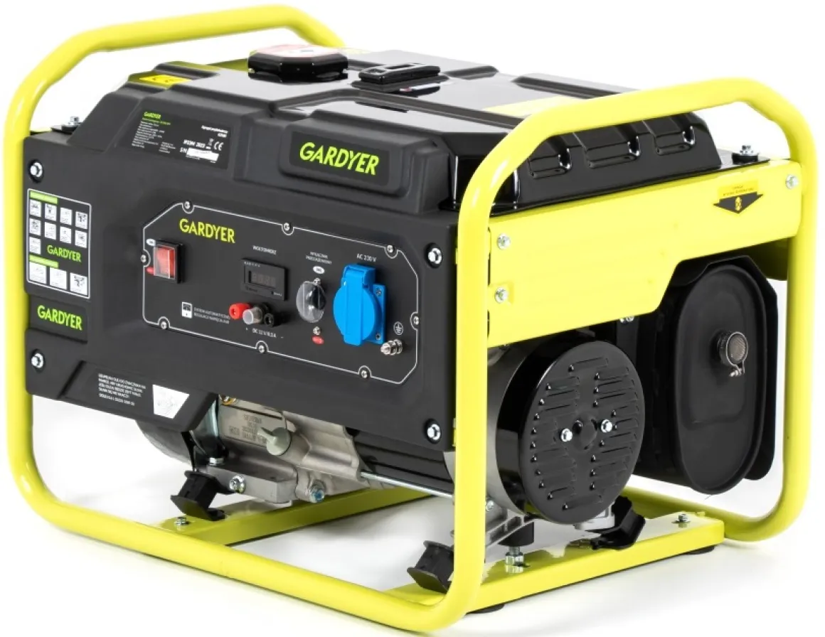 AGREGAT PRĄDOTWÓRCZY GENERATOR PRĄDU JEDNOFAZOWY GARDYER G3100 3kW - OFICJALNY DYSTRYBUTOR - AUTORYZOWANY DEALER GARDYER