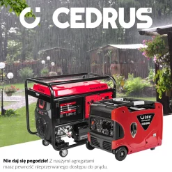 CEDRUS AG10E-3F AGREGAT GENERATOR PRĄDOTWÓRCZY AG10 AVR 3FAZY XXL 230V/400V 10 KW 10000W RATO R670 - OFICJALNY DYSTRYBUTOR - AUTORYZOWANY DEALER CEDRUS