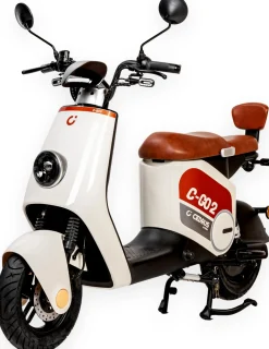 Cedrus by Luyuan C-GO-2W-ZQQ2 skuter elektryczny e-skuter motor akumulatorowy biały