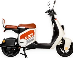 Cedrus by Luyuan C-GO-2W-ZQQ2 skuter elektryczny e-skuter motor akumulatorowy biały