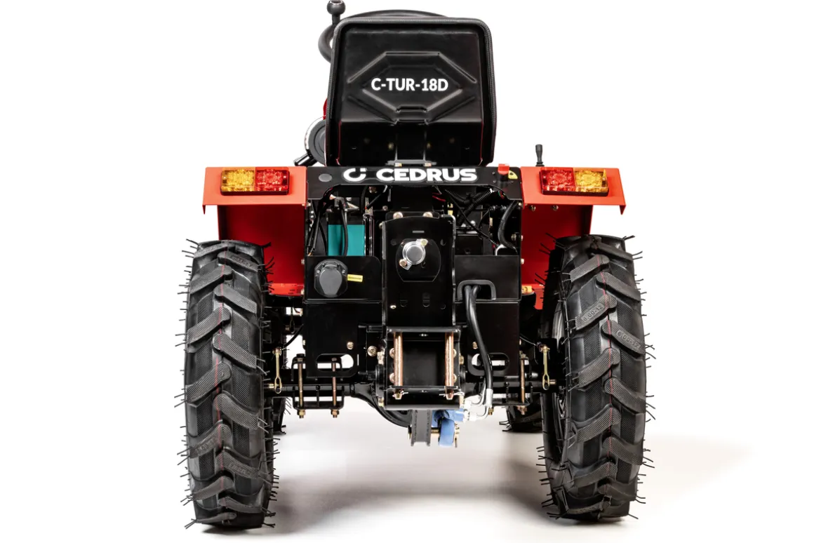 CEDRUS C-TUR 18D 4x4 TRAKTOR TRAKTOREK MINI ROLNICZY SPALINOWY WIELOFUNKCYJNY DIESEL KAMA 195FE 18KM 4x4 - OFICJALNY DYSTRYBUTOR - AUTORYZOWANY DEALER CEDRUS