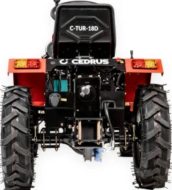 CEDRUS C-TUR 18D 4x4 TRAKTOR TRAKTOREK MINI ROLNICZY SPALINOWY WIELOFUNKCYJNY DIESEL KAMA 195FE 18KM 4x4 - OFICJALNY DYSTRYBUTOR - AUTORYZOWANY DEALER CEDRUS