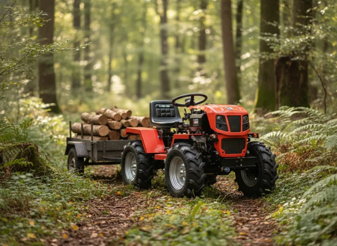 CEDRUS C-TUR 18D 4x4 TRAKTOR TRAKTOREK MINI ROLNICZY SPALINOWY WIELOFUNKCYJNY DIESEL KAMA 195FE 18KM 4x4 - OFICJALNY DYSTRYBUTOR - AUTORYZOWANY DEALER CEDRUS