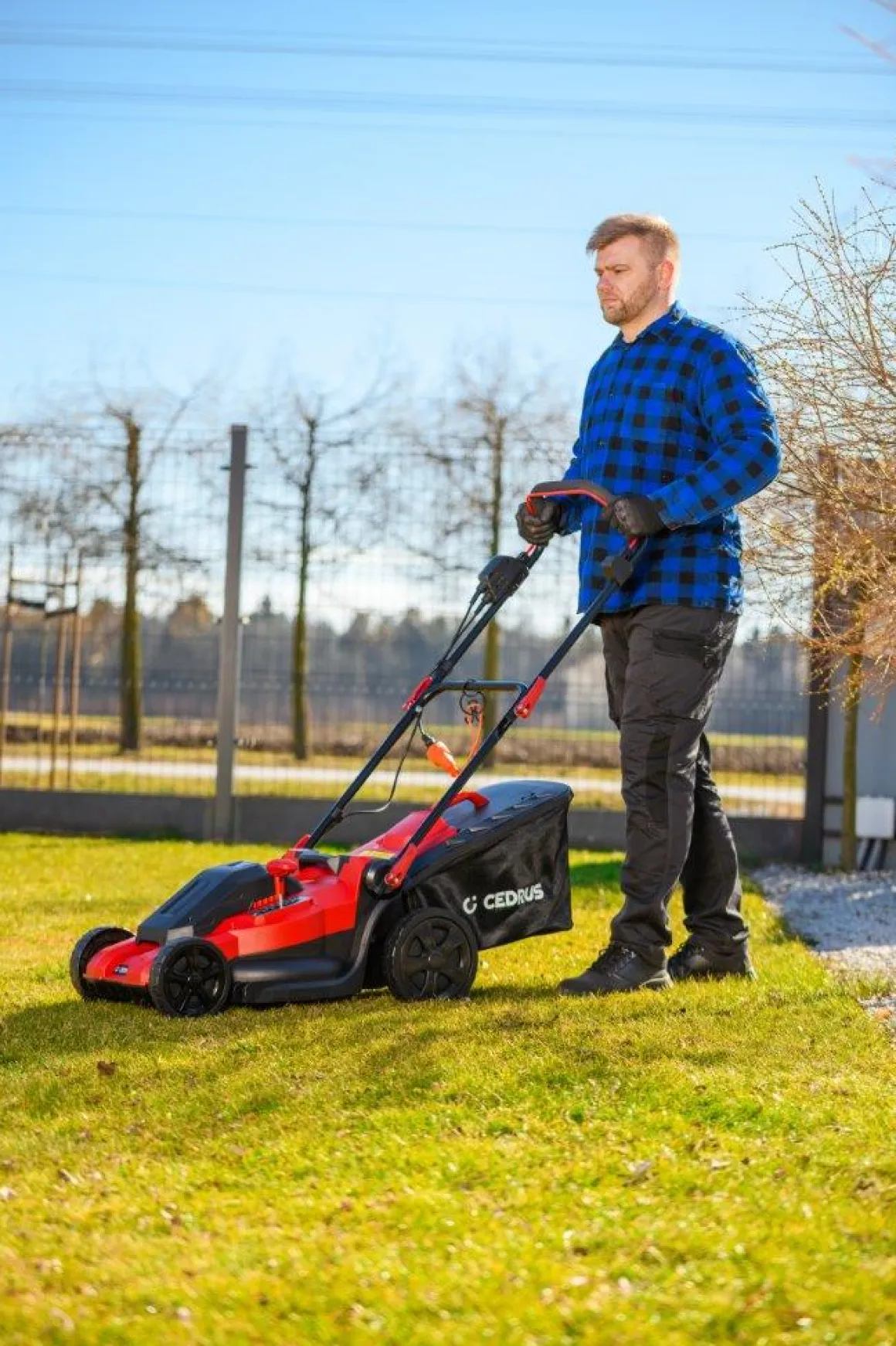 CEDRUS KE40 KOSIARKA ELEKTRYCZNA DO TRAWY 1800W / 40cm - EWIMAX - OFICJALNY DYSTRYBUTOR - AUTORYZOWANY DEALER CEDRUS