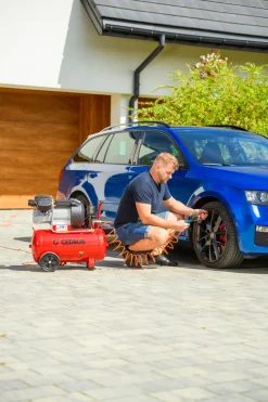 CEDRUS KM50-2T SPRĘŻARKA TŁOKOWA KOMPRESOR TŁOKOWY OLEJOWY 50L - EWIMAX - OFICJALNY DYSTRYBUTOR - AUTORYZOWANY DEALER CEDRUS