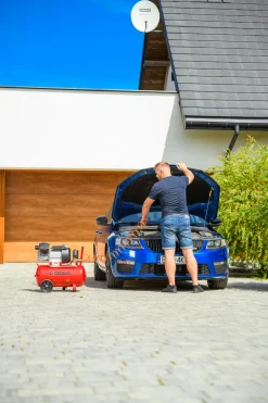 CEDRUS KM50-2T SPRĘŻARKA TŁOKOWA KOMPRESOR TŁOKOWY OLEJOWY 50L - EWIMAX - OFICJALNY DYSTRYBUTOR - AUTORYZOWANY DEALER CEDRUS