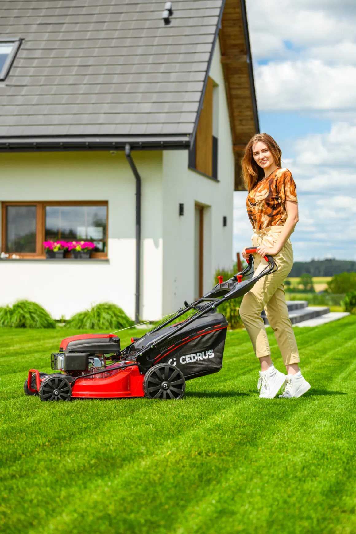 CEDRUS KS53S KOSIARKA SPALINOWA DO TRAWY Z NAPĘDEM 53cm / 5,7 KM - EWIMAX - OFICJALNY DYSTRYBUTOR - AUTORYZOWANY DEALER CEDRUS