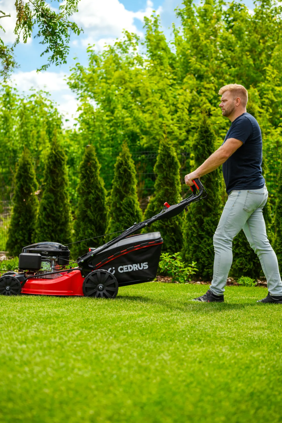 CEDRUS KS53S-L KOSIARKA SPALINOWA DO TRAWY Z NAPĘDEM LONCIN LC1P70FC 53cm / 6,5 KM - EWIMAX - OFICJALNY DYSTRYBUTOR - AUTORYZOWANY DEALER CEDRUS