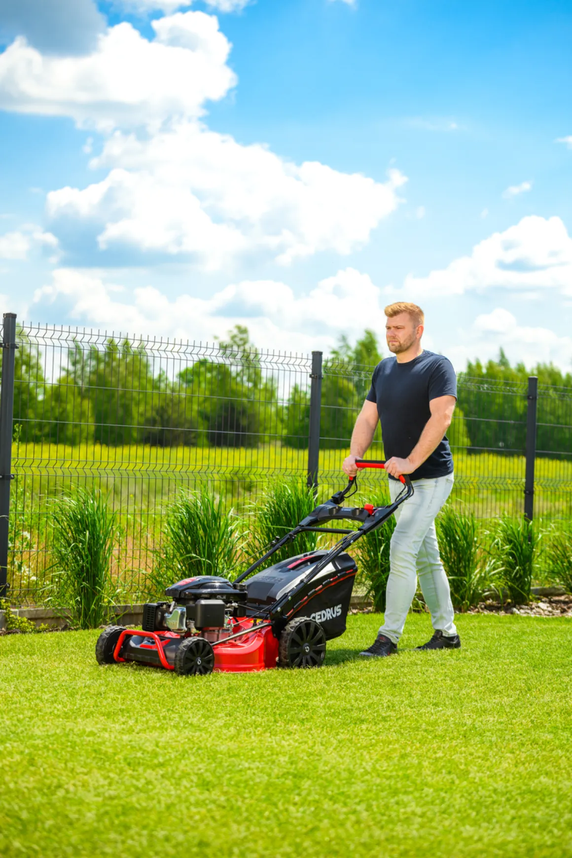 CEDRUS KS53S-L KOSIARKA SPALINOWA DO TRAWY Z NAPĘDEM LONCIN LC1P70FC 53cm / 6,5 KM - EWIMAX - OFICJALNY DYSTRYBUTOR - AUTORYZOWANY DEALER CEDRUS