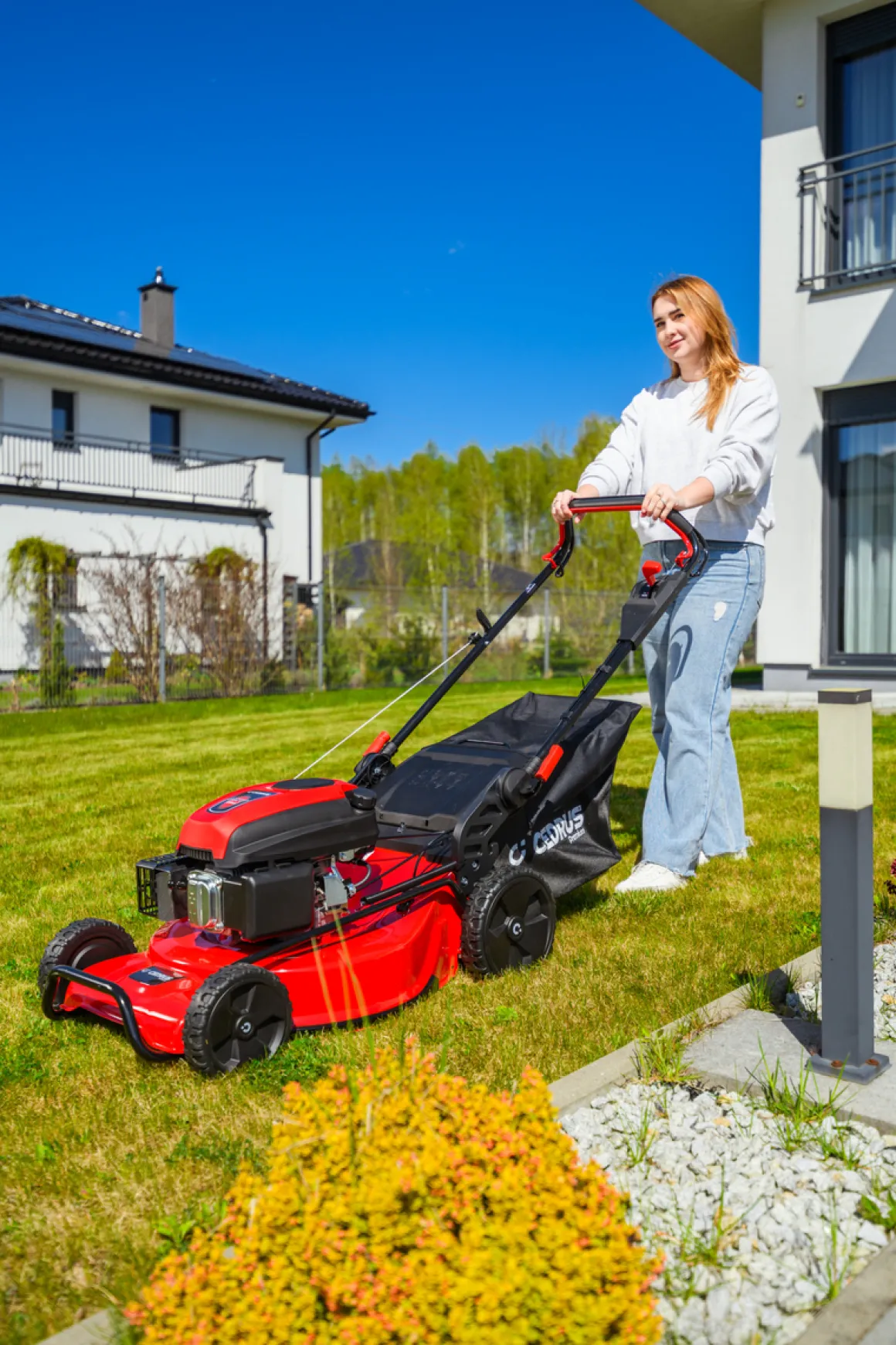 CEDRUS LP53S Premium KOSIARKA SPALINOWA DO TRAWY Z NAPĘDEM 53cm / 5,7 KM CEDLP53S - EWIMAX - OFICJALNY DYSTRYBUTOR - AUTORYZOWANY DEALER CEDRUS