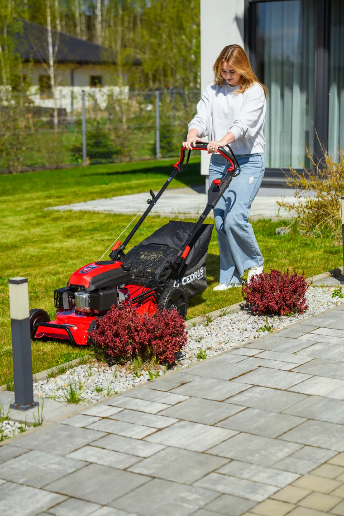 CEDRUS LP53S Premium KOSIARKA SPALINOWA DO TRAWY Z NAPĘDEM 53cm / 5,7 KM CEDLP53S - EWIMAX - OFICJALNY DYSTRYBUTOR - AUTORYZOWANY DEALER CEDRUS