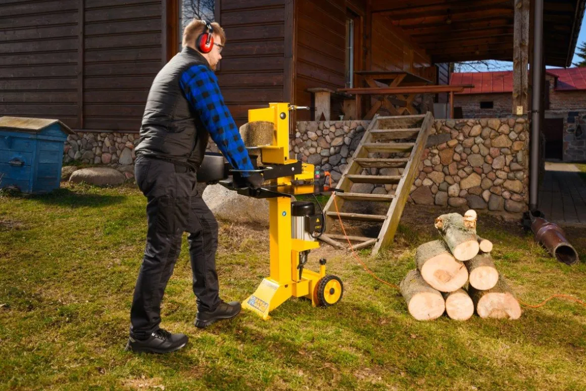 CEDRUS LS06 ŁUPARKA DO DREWNA HYDRAULICZNA ELEKTRYCZNA CEDRUS LS06V PIONOWA RĘBAK NACISK 7 TON CEDLS06V - EWIMAX - OFICJALNY DYSTRYBUTOR - AUTORYZOWANY DEALER CEDRUS