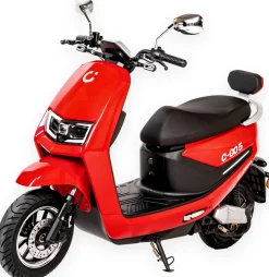 Cedrus Luyuan C-GO-5R-MB5 skuter elektryczny akumulatorowy motorower czerwony