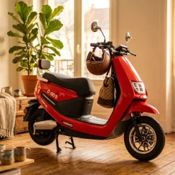 Cedrus Luyuan C-GO-5R-MB5 skuter elektryczny akumulatorowy motorower czerwony