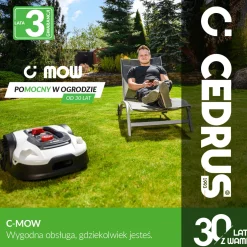 CEDRUS M10 ROBOT KOSZĄCY KOSIARKA AUTOMATYCZNA DO TRAWY C-MOW 1000m2 - OFICJALNY DYSTRYBUTOR - AUTORYZOWANY DEALER CEDRUS