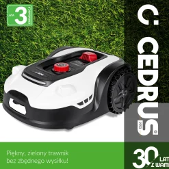 CEDRUS M12+ ROBOT KOSZĄCY KOSIARKA AUTOMATYCZNA DO TRAWY C-MOW 1200m2 - OFICJALNY DYSTRYBUTOR - AUTORYZOWANY DEALER CEDRUS