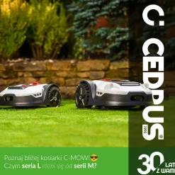 CEDRUS M6+ ROBOT KOSZĄCY KOSIARKA AUTOMATYCZNA DO TRAWY C-MOW 600m2 - OFICJALNY DYSTRYBUTOR - AUTORYZOWANY DEALER CEDRUS
