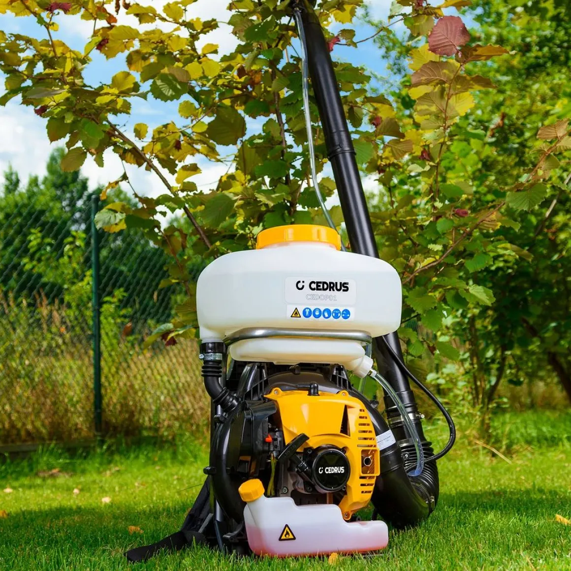 CEDRUS OP02 OPRYSKIWACZ SPALINOWY PLECAKOWY OGRODOWY SADOWNICZY 4.1 KM 14L 17m + POMPA WSPOMAGAJĄCA - EWIMAX - OFICJALNY DYSTRYBUTOR - AUTORYZOWANY DEALER CEDRUS
