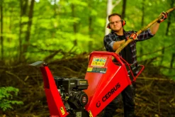 Cedrus RB02 rozdrabniacz spalinowy rębak do gałęzi 10 cm Loncin 6,5 KM