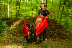 Cedrus RB02 rozdrabniacz spalinowy rębak do gałęzi 10 cm Loncin 6,5 KM