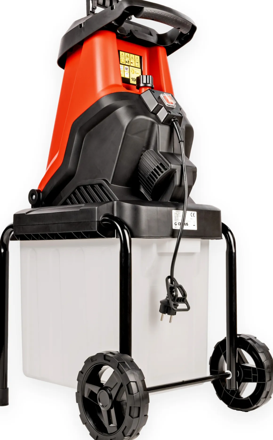 CEDRUS RE03 ROZDRABNIACZ ELEKTRYCZNY NOŻOWY RĘBAK DO GAŁĘZI OGRODOWY 3000W / 45mm - OFICJALNY DYSTRYBUTOR - AUTORYZOWANY DEALER CEDRUS