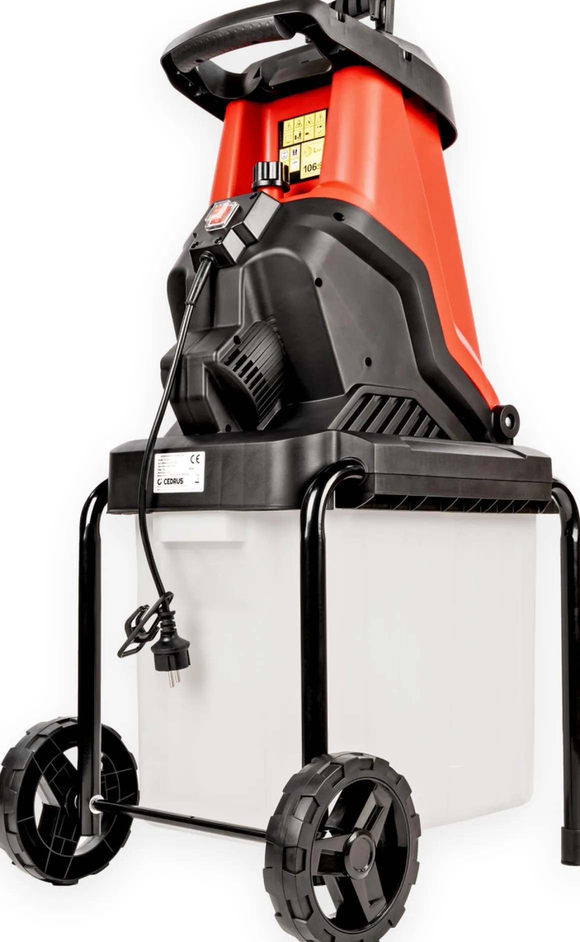 CEDRUS RE03 ROZDRABNIACZ ELEKTRYCZNY NOŻOWY RĘBAK DO GAŁĘZI OGRODOWY 3000W / 45mm - OFICJALNY DYSTRYBUTOR - AUTORYZOWANY DEALER CEDRUS