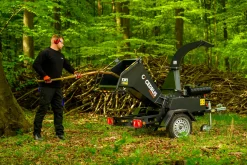 Cedrus R13 Rozdrabniacz Spalinowy Rębak Komunalny 24 KM do gałęzi 13cm z Homologacją Drogową