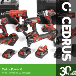 CEDRUS SC15Li ACCU OPRYSKIWACZ AKUMULATOROWY PLECAKOWY CIŚNIENIOWY TŁOKOWY 15L CEDSC15LI 20V POWER+ OFICJALNY DYSTRYBUTOR - AUTORYZOWANY DEALER CEDRUS