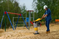 CEDRUS ST01 ZAGĘSZCZARKA SKOKOWA DO GRUNTU STOPA WIBRACYJNA UBIJARKA PŁYTOWA SKOCZEK 75kG + KOŁA TRANSPORTOWE GRATIS - OFICJALNY DYSTRYBUTOR - AUTORYZOWANY DEALER CEDRUS