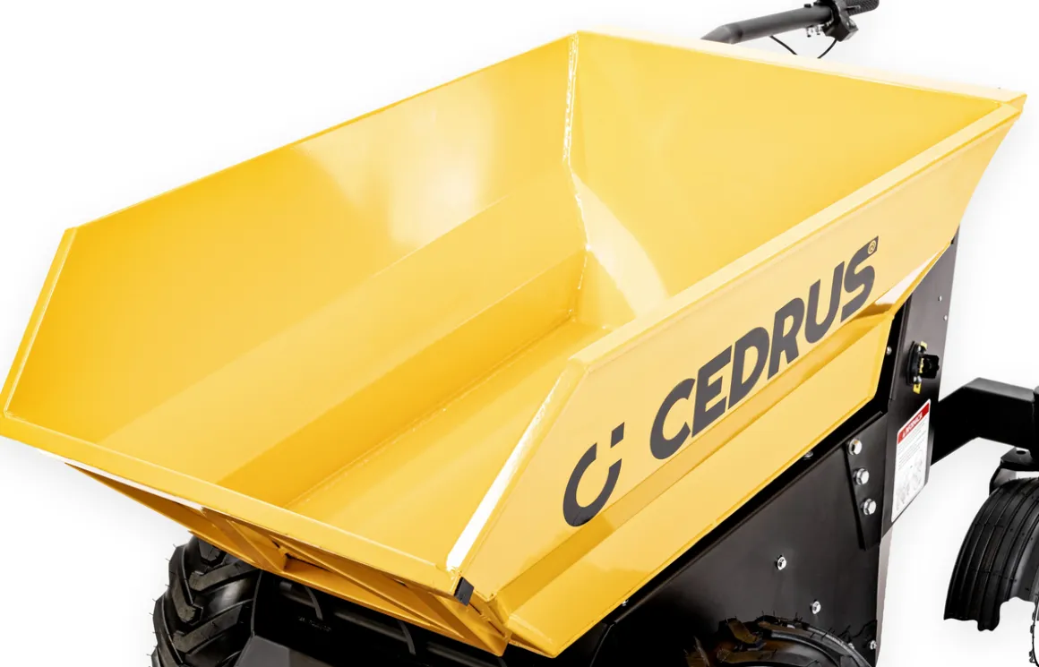CEDRUS TA500 WOZIDŁO TRANSPORTER AKUMULATOROWY BUDOWLANY OGRODOWY TACZKA WYWROTKA 48V 20AH 1000W - OFICJALNY DYSTRYBUTOR - AUTORYZOWANY DEALER CEDRUS