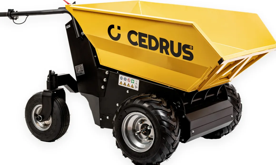 CEDRUS TA500 WOZIDŁO TRANSPORTER AKUMULATOROWY BUDOWLANY OGRODOWY TACZKA WYWROTKA 48V 20AH 1000W - OFICJALNY DYSTRYBUTOR - AUTORYZOWANY DEALER CEDRUS