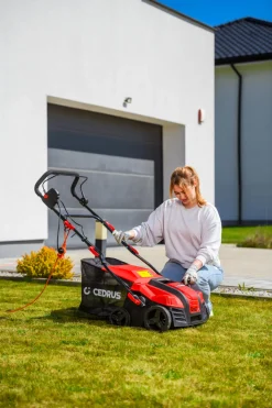 CEDRUS WE40 WERTYKULATOR DO TRAWY AREATOR 2w1 AERATOR + 2 WAŁKI 2000W / 40cm CEDWE40 - EWIMAX - OFICJALNY DYSTRYBUTOR - AUTORYZOWANY DEALER CEDRUS