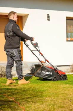 CEDRUS WE38 WERTYKULATOR DO TRAWY AREATOR 2w1 AERATOR + 2 WAŁKI 1800W / 38cm CEDWE38 - EWIMAX - OFICJALNY DYSTRYBUTOR - AUTORYZOWANY DEALER CEDRUS