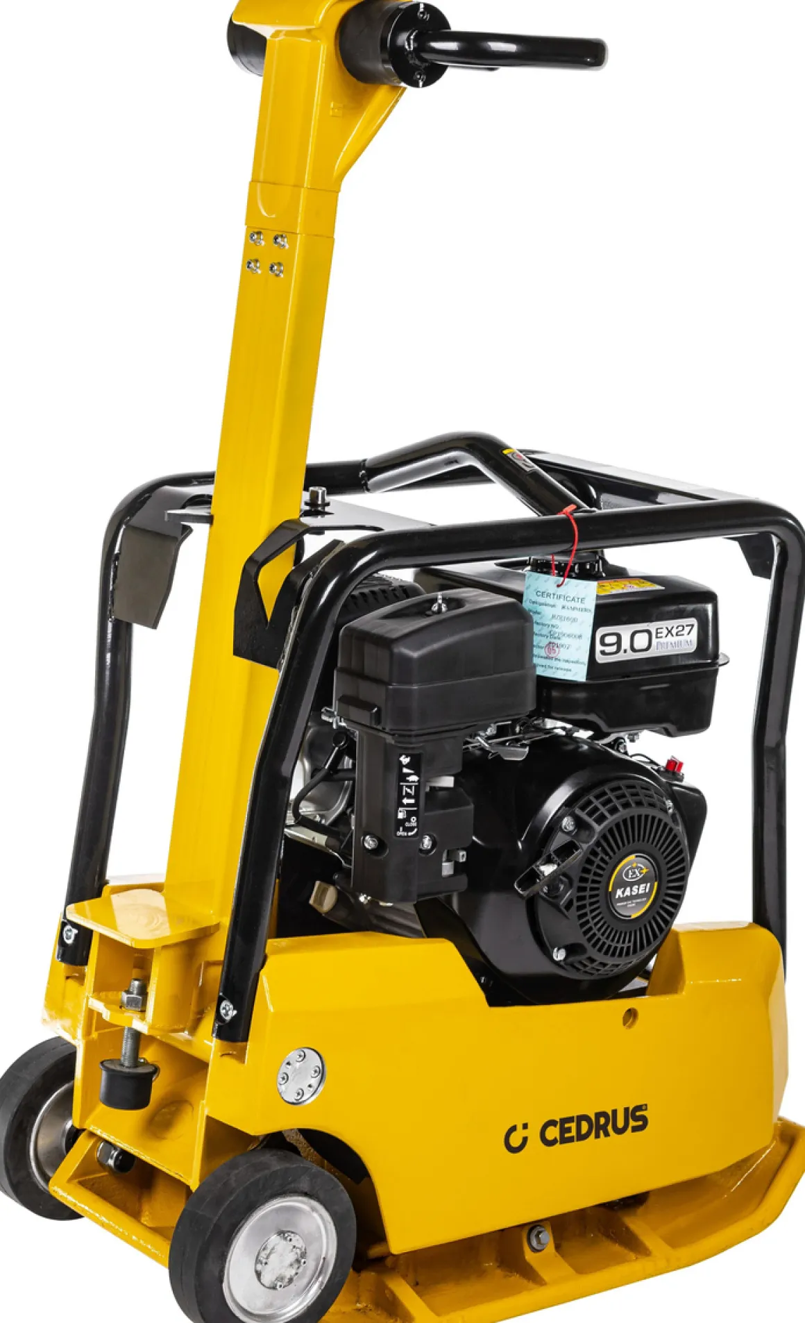 CEDRUS ZG04 ZAGĘSZCZARKA DO GRUNTU SPALINOWA 160 KG Z REWERSEM HYDRAULICZNYM DWUKIERUNKOWA PRZÓD-TYŁ UBIJARKA PŁYTOWA 6,9 KM + KOŁA TRANSPORTOWE - AUTORYZOWANY DEALER CEDRUS