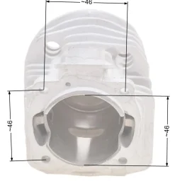 Cylinder Husqvarna 55 /46mm/ kpl. METEOR VA341