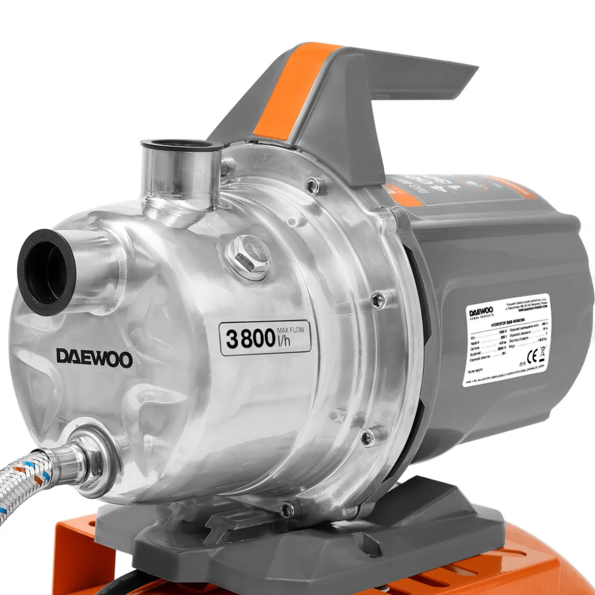 DAEWOO DAS 4000/50 ZESTAW HYDROFOROWY HYDROFOR POMPA DO WODY OGRODOWA 3800l/h - OFICJALNY DYSTRYBUTOR - AUTORYZOWANY DEALER DAEWOO