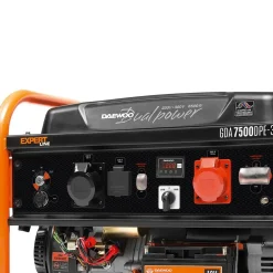 DAEWOO GDA 7500DPE-3 AGREGAT GENERATOR PRĄDOTWÓRCZY DAEWOO GDA 7500DPE-3 DUAL POWER ROZRUSZNIK , 1x32A, 1x16A 380V AVR 6,5kW  - OFICJALNY DYSTRYBUTOR DAEWOO