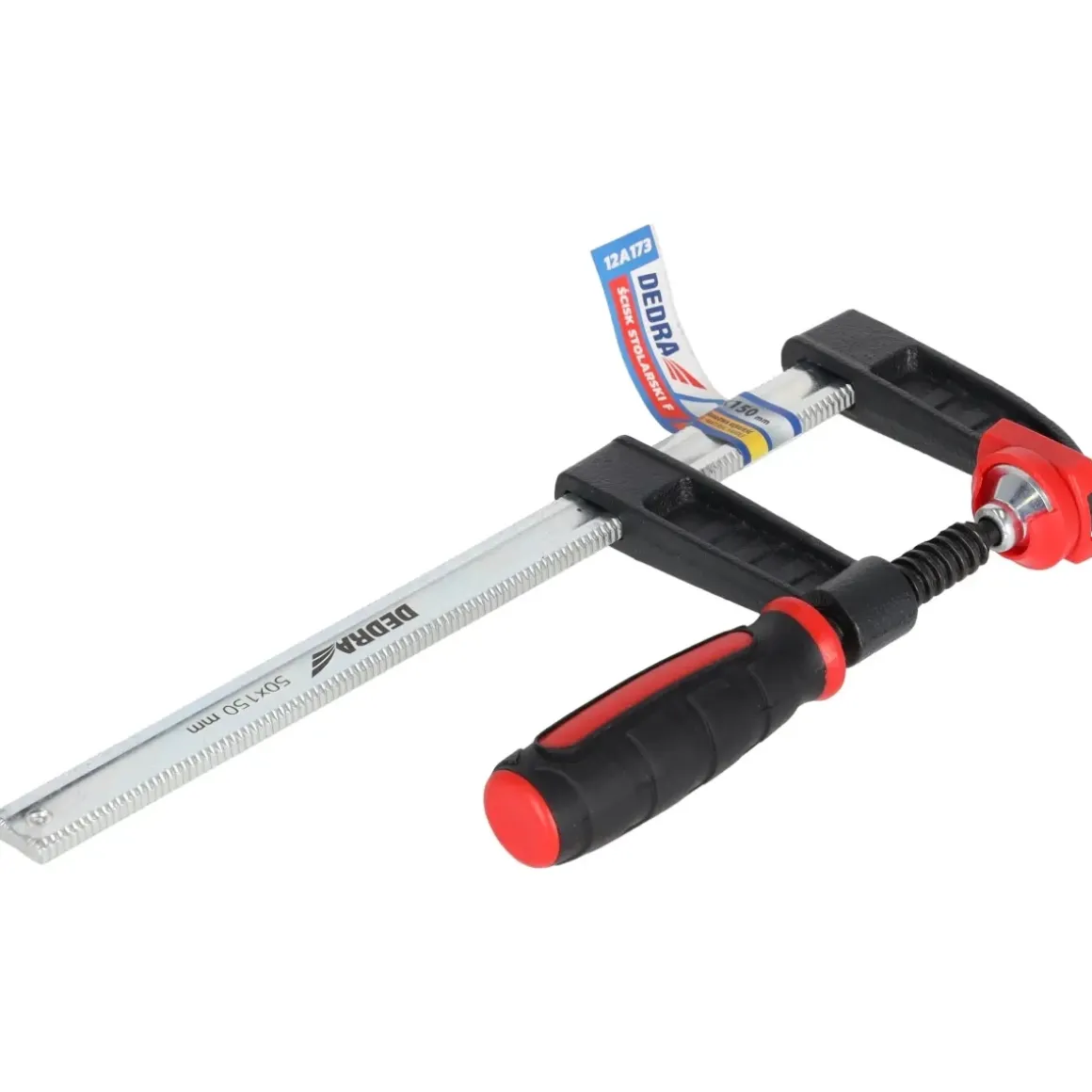 DEDRA 12A193 Ścisk stolarski F 800x120mm zacisk stolarski imadło ręczne