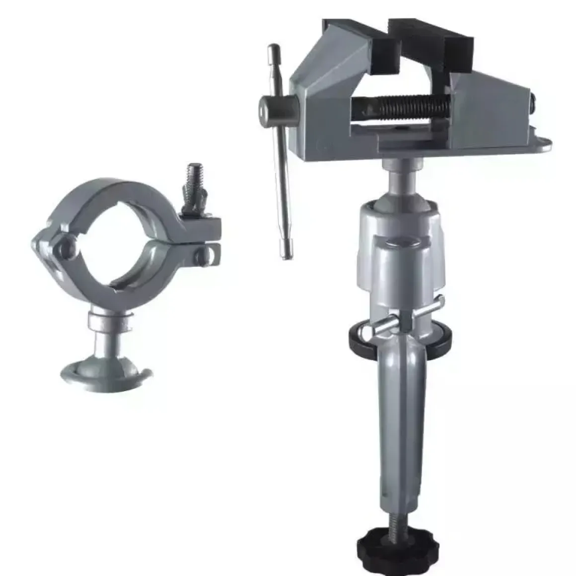 DEDRA 12A107 Imadło modelarskie, ścisk stołowy/zacisk 75/60 mm z przegubem kulowym