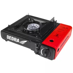 DEDRA 31A002 Kuchenka turystyczna gazowa w walizce PIEZO kartusz 227g camping biwak