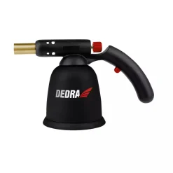 DEDRA 31A010 Lampa lutownicza gazowa piezo, palnik/lutownica gazowa 2,8kW 1200°C 190g