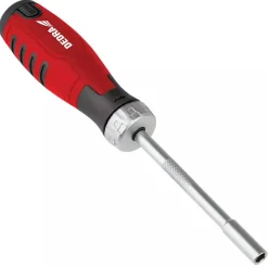 DEDRA 06A050 Wkrętak z grzechotką 12w1 stal CrV, bity SL PH TORX HEX, śrubokręt magnetyczny