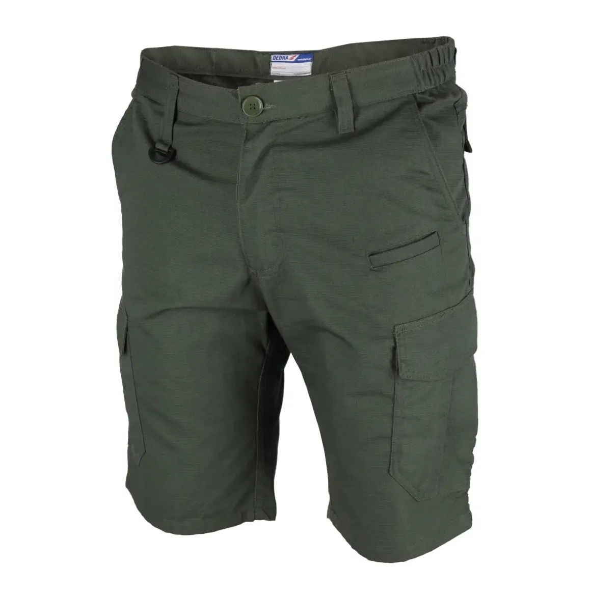 DEDRA BH31AST-S Szorty robocze ripstop spandex S 220g/m² ciemnozielone, krótkie spodnie**Liczba znaków:** 87