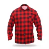 DEDRA BH51F1-XL Koszula flanelowa męska czerwona XL 100% bawełna robocza BHP